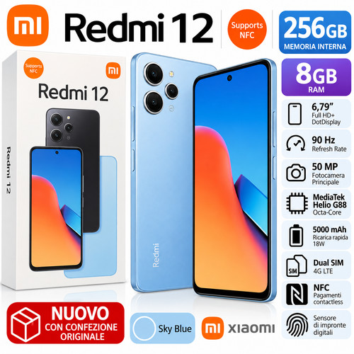Xiaomi redmi 256gb 8gb ram - 12,